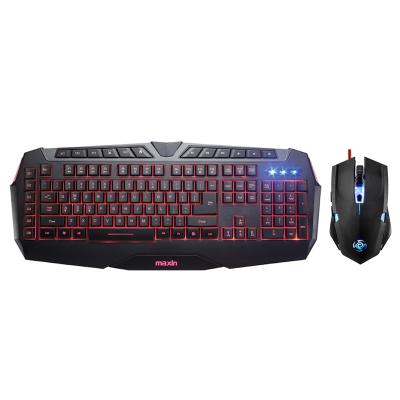 China New PC Gamer Wired Keyboard Design Keyboard and Mouse Combo Game for Wholesales for sale