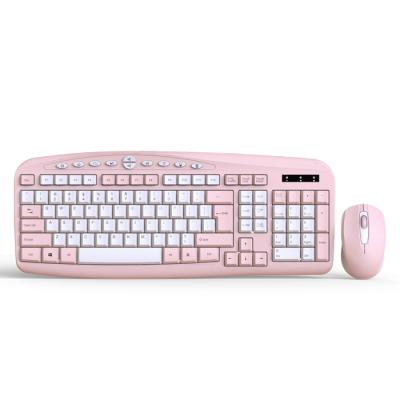 China Hot Selling Laptop\Desktop\PC\Game\Computer 2.4G Set Wireless Keyboard and Mouse Combo for Wholesales for sale