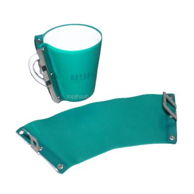 China Eco - Friendly Sublimation Mugs Wraps Silicon Ceramic Cone Mugs Flanges for sale