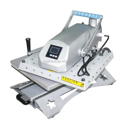 China Safe Easy Operation Swing Heat Transfer Machine 38*38cm Heat Press T Shirt Plain Machine for sale