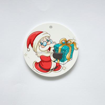 China Sustainable New Christmas Decoration Gift Supplies Sublimation HPP Ornaments for sale