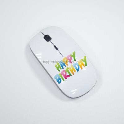 China Custom Eco-Friendly Wireless Mouse Without Battery Logo for Sublimation Printing for sale