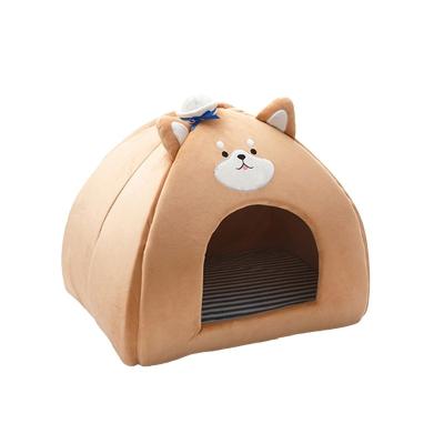 China Viable Indoor Removable Warmer Pet Nest Bed Portable Triangle Pet Nest Kennel House for sale