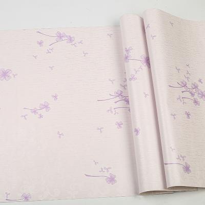 China Waterproof+ECO-Friendly Flower Design Mordern Style PVC Self Adhesive Wallpapers for sale