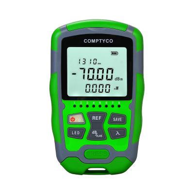 China FTTH COMPTYCO 3 in 1 FTTH AUA-MC7 Fiber Optic Power Meter with LED Light SC/FC/ST Connector -70~+10dBm Universal Fiber Optic Tester for sale