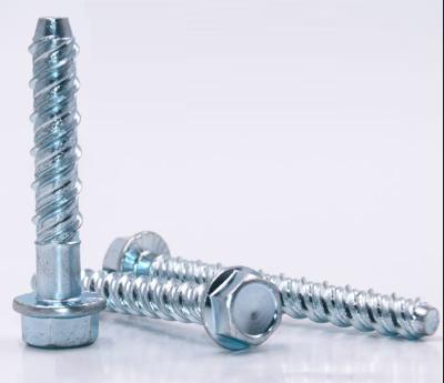 China Structural steel; Heavy Duty Metal Buliding Cement Bolt Hex Head Galvanized Concrete Self Drilling Screw Anchor for sale