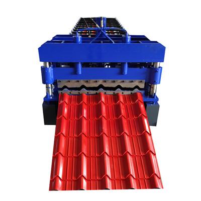 China Building material stores roofing tile roll formers corrugated iron sheet making machine with good price for sale