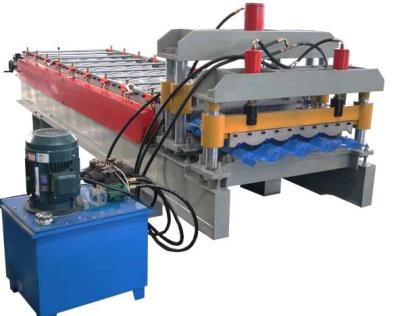 China Building Material Shops Best Price High Quality Glazed Roof Tile Roll Forming Machine Iron Sheet Making Machine for sale