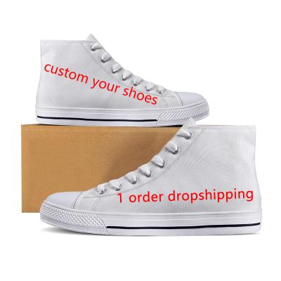 China Low MOQ Breathable Wholesale Sport Cheap Casual Shoes OEM Design Printed Canvas Logo Shoes Casual Sports Shoes Custom Made for sale