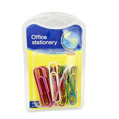 China Mini Office Paperclip Plastic Paper Wholesale Colorful Clip for sale