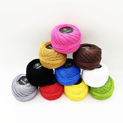 China Sewing 10 Pieces Cotton Yarn Balls Crochet Embroidery Cotton Yarn Balls Bead Cotton Balls for sale