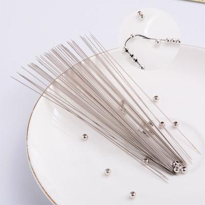 China 1PCS Big Eye Hand Sewing Curved Stainless Steel Open Beading Needles For Beading Beads Threading Tool String Jewelry Qualities DIY for sale