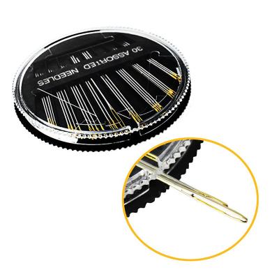 China Hand Sewing 30 PCS Hand Sewing Needles Needles with 2 Threader for sale