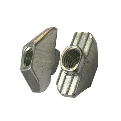 China General Industry Galvanized New Type 8 Slot T Slot Hammer Connecting Nuts With 40 Aluminum Profile for sale