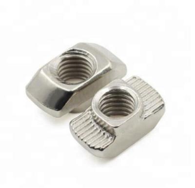 China General Industry Standard Hammer Head Locking T Nut M8 For 4545 Aluminum Profiles for sale