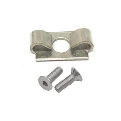 China 3030 Series Steel Profile Aluminum Accessories End Spring Fastening Connector With M8 Screw for sale