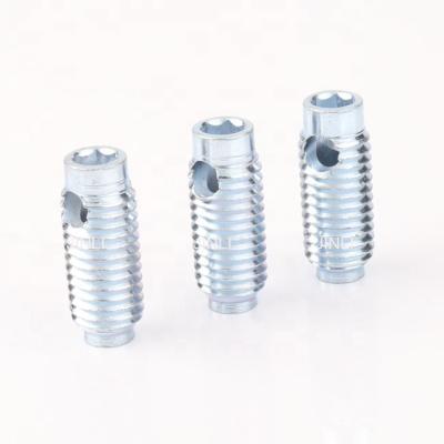 China Wholesale CARBON STEEL Galvanized Aluminum Profile Threaded Bush Quick Connector for sale