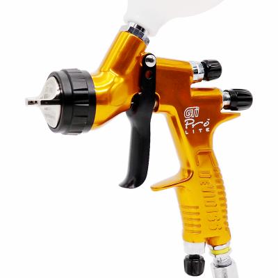 China TE20 good quality professional auto paint spray gun TE20 professional auto paint spray gun air hvlp car paint air spin pneumatic spray gun for sale