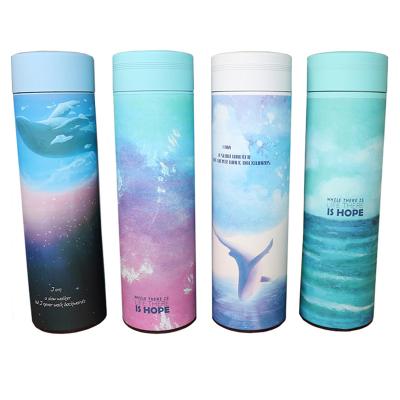 China NorthForest Stainless Steel Water Bottle Desktop Cup 500ml 17OZ Viable Vacuum Flask With Tea Infuser Tumbler Ocean Series Bottlee for sale