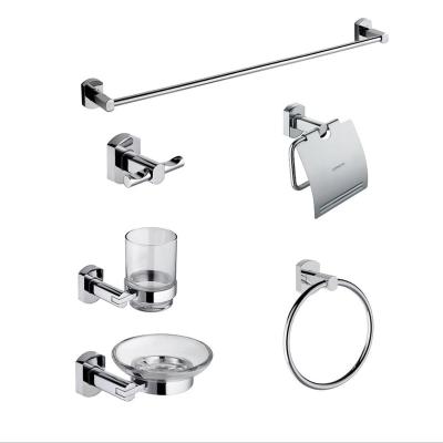 China Sustainable New Arrival Hotel Bathroom Products Wall Mounted Bathroom Accessories Sets for sale