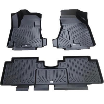 China Factory Wholesale Easy Cleaned OEM Waterproof All Weather Anti Slip Accessories Full Auto Car Floor Custom Floor Mat for sale