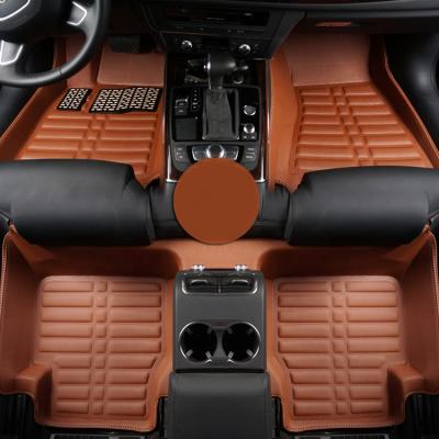 China Brief & Simple promotion high quality limited time factory color non-slip and waterproof hot-press PVC 5d for Hyundai car floor mat for sale