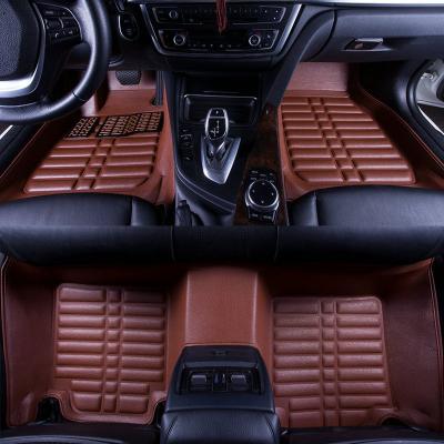 China Easy Cleaned 5D Car Floor Mat Auto Liner Carpets 8mm Waterproof Car Foot Mat for sale