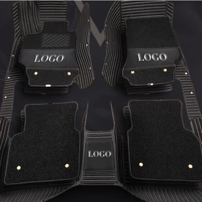 China Anti-skidding.clean full set 5d car floor mats EVA material leather car mats for sale