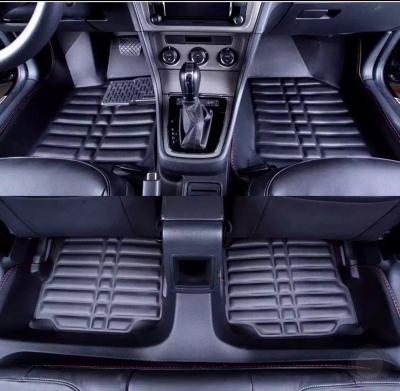 China Easy Cleaned Floor Mats Carpet Front Rear Car Mats General Floor Mat For Car Truck 3 PCS PVC Set Item Packing Card Custom Black Hook 3 Pcs for sale