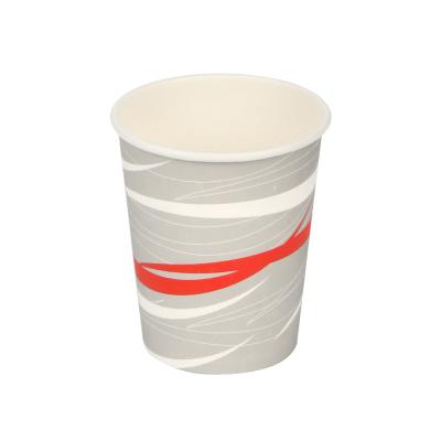 China Biodegradable Disposable Single Wall Paper Tea Cups Cup For Beverage for sale