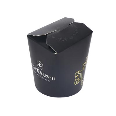 China Customized Logo Printed Disposable Take Away Restaurant Japan Style Noodle Box for sale