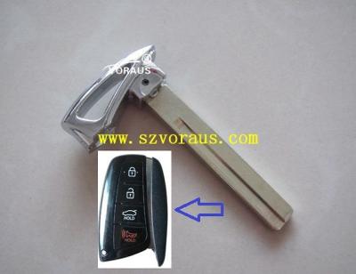 China New Brass Uncut Emergency Key Blade Insert Uncut Replacement For Smart Key (Right Side Blade) for sale