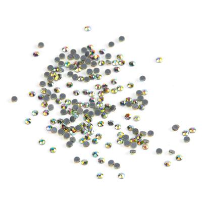 China Flatback Most Popular Round Shape Colored SS16 Flatback Hotfix Rhinestones for sale