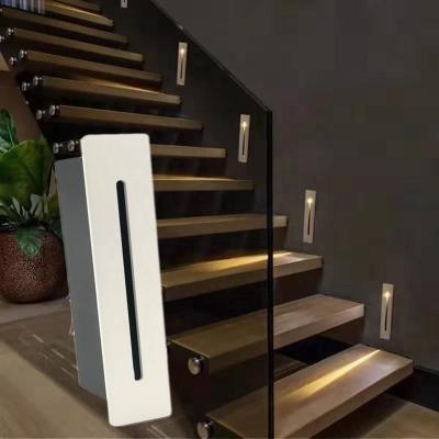 China Modern 3W Led Stair Lighting Indoor Waterproof LED Step Lights Decorative LED Wall Lamp IP20/IP65 Recessed Stair Light for sale