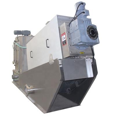 China Municipal Screw Press Sludge Sewage Dewatering Machine For Dyeing Sludge for sale