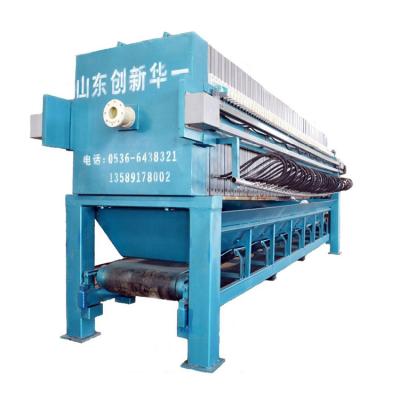 China Sewage Dewatering FRPP Sewage Plate And Frame Dewatering Filter Press Machine for sale