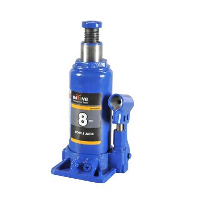 China Steel 8 Ton Hydraulic Bottle Jack With Safety Valve Manufacturer for sale