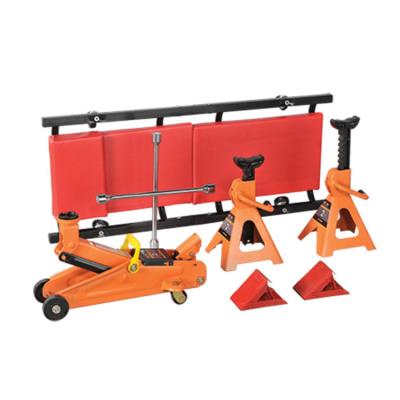 China Car Jack Combination Kit 2T Auto Tools (with a pair of Jack Stands, Floor Jack 2Ton) for sale