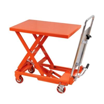 China 150kg Adjustable Mini Lifting Table Cart Hydraulic Machinery Repair Shops Good Quality for sale