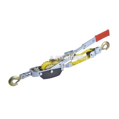 China Auto& Single Boats 4 Ton Dia 4.5mm*2.2m Speed ​​Double Hooks Portable Ratchet Hand Come Along Cable Puller for sale