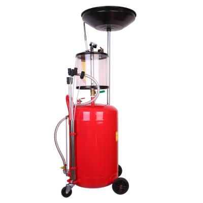 China Pneumatic Waste Automatic Mobile Wheel Oil Collecting Machine Drainer for sale