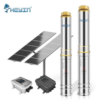 China Water Supply 110v 1300w Germany Standard Solar Powered Large Water Pump Flow Well Pump DC Solar Submersible Water Pump for sale