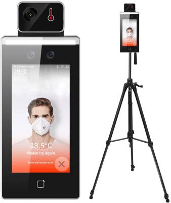 China Temperature Measurement Hitosino HS-K1TA70MI-T AI Camera Face Recognition Face Access Terminal pro 7 inch LCD Touch Screen for sale