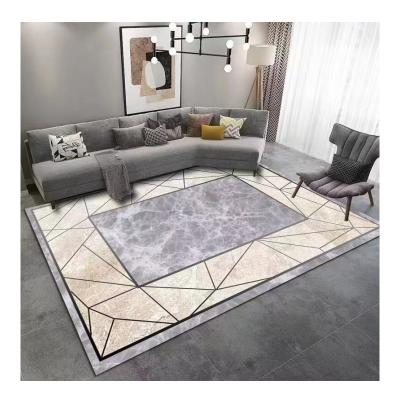 China Wang Jun Washable Area Rug Bedroom Bedside Floor Rug Customized 3D Printed Velvet Carpet Living Room Polyester Crystal Blankets for sale