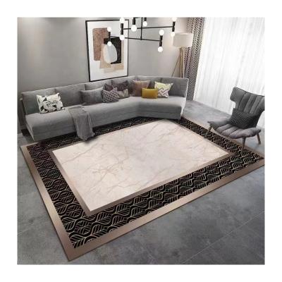 China China wholesale high quality washable area rug for living room custom design 3d crystal velvet digital printed rug for sale