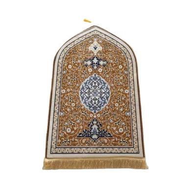 China Wangjun Islam Prayer Mat Washable Muslim Folding Prayer Mat for sale