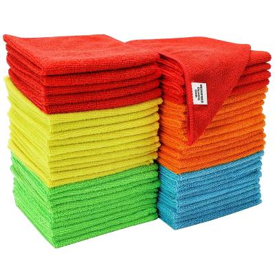 China Quick Microfiber Compressed Towel Dry Cleaning Absorbent Microfiber Towel For Cleaning for sale