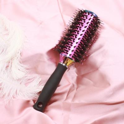 China Salon inoic hair brush for barbershop with boar hair for sale