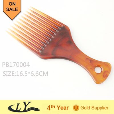 China Hot Selling Wide Teeth Plastic Home Combing Afro Hair Combs for sale