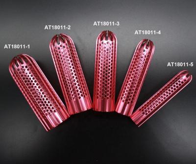 China Aluminum Hair Brush Tube For Round Hair Brush for sale